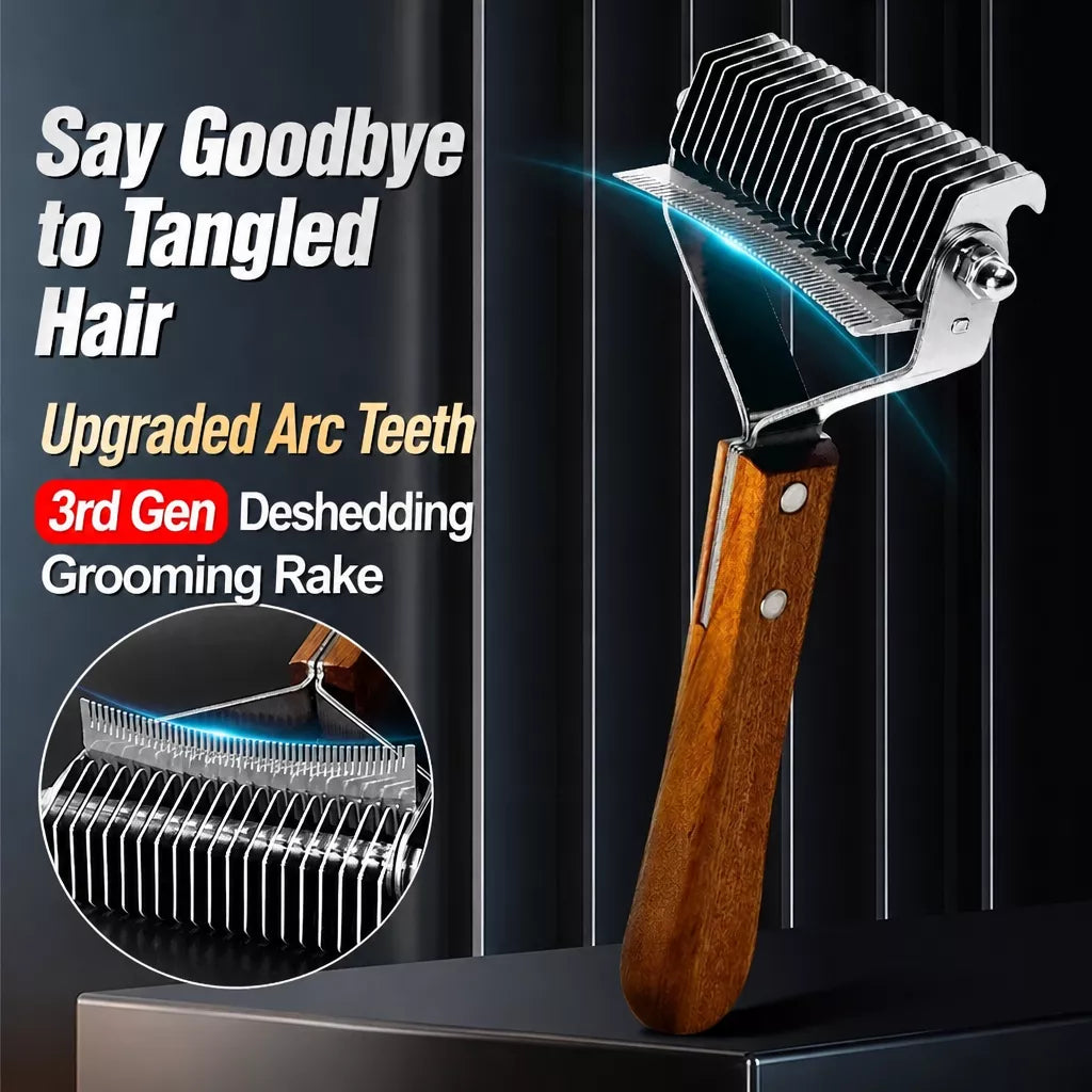 Double-Sided Detangling Comb for Dogs and Cats