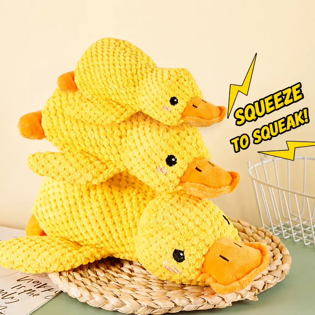 Plush Squeaky Pet Toy for Dogs and Cats – Assorted Animal Designs