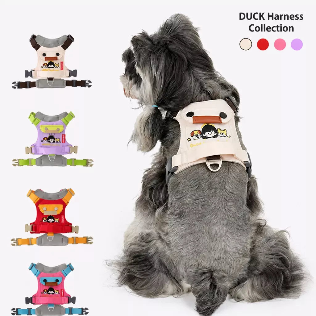 Adjustable Vest-Style Dog Harness with Leash for Walks