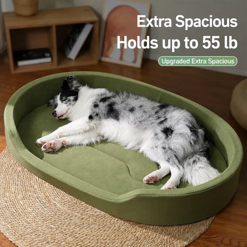 All-Season Washable Dog Bed with Removable Cover