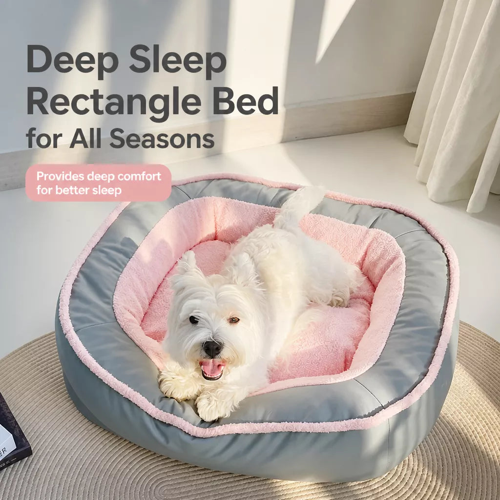Thick Removable-Washable Pet Bed for Cats and Dogs