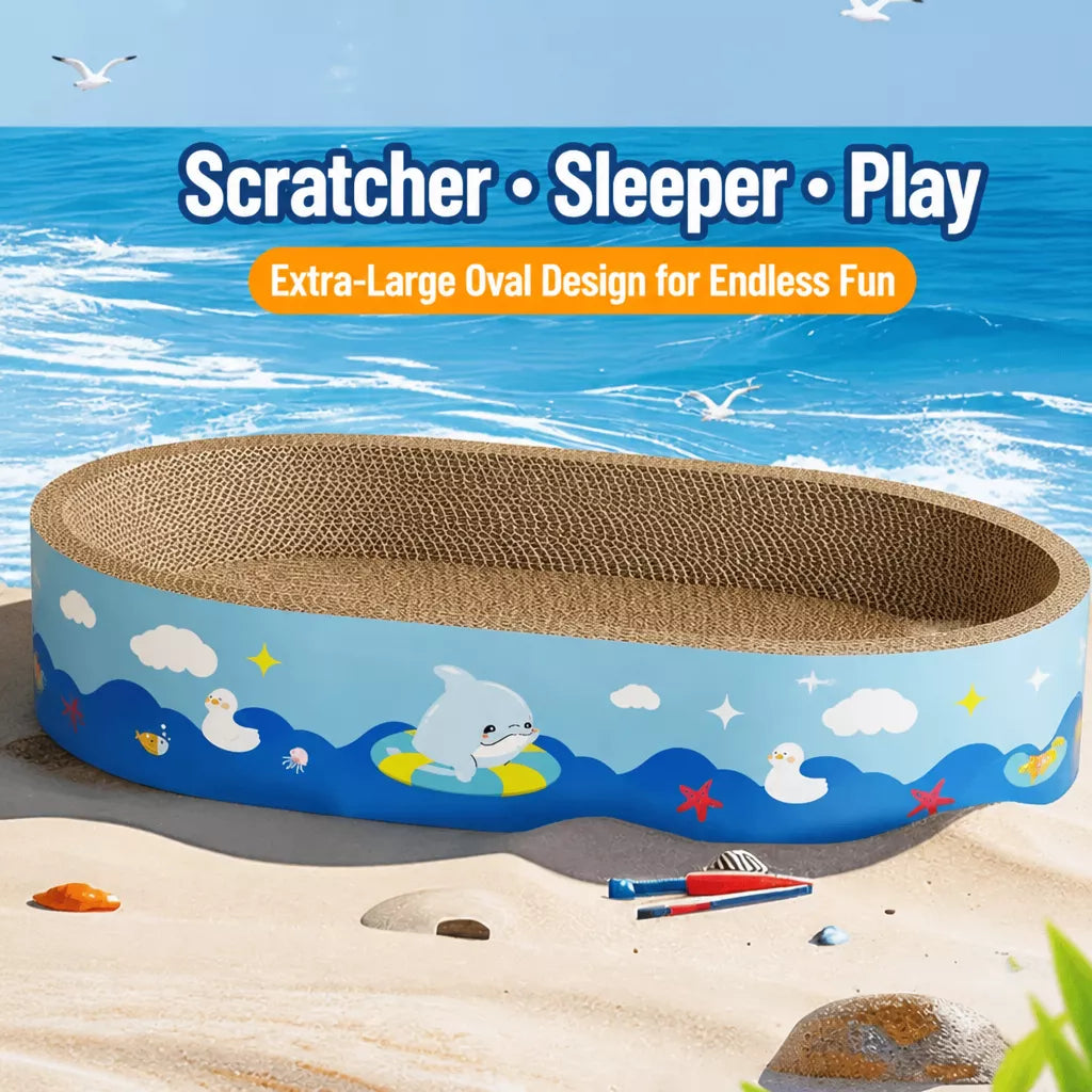Kraft Paper Cat Scratcher Lounge