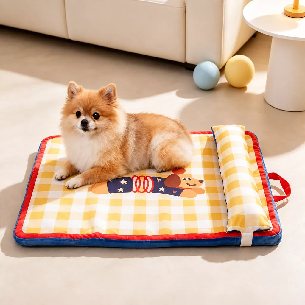 Non-Slip Water-Resistant Pet Bed Mat for Dogs and Cats