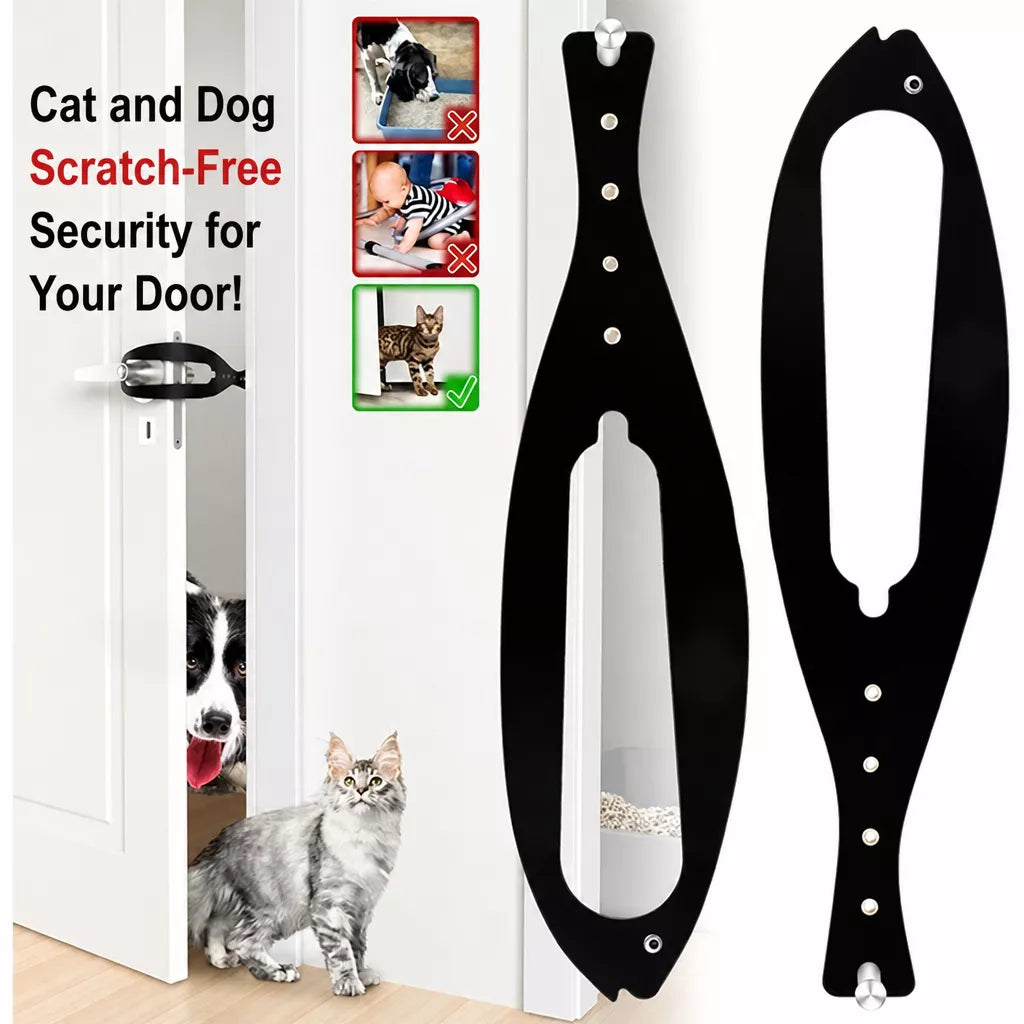 No-Drill Pet Door Holder for Cats and Dogs