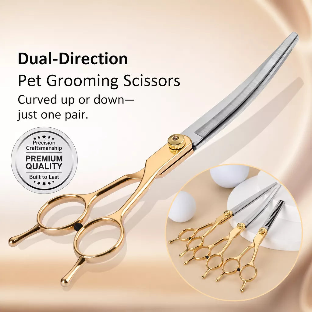 Stainless Steel Dog Grooming Shears for Hair Trimming