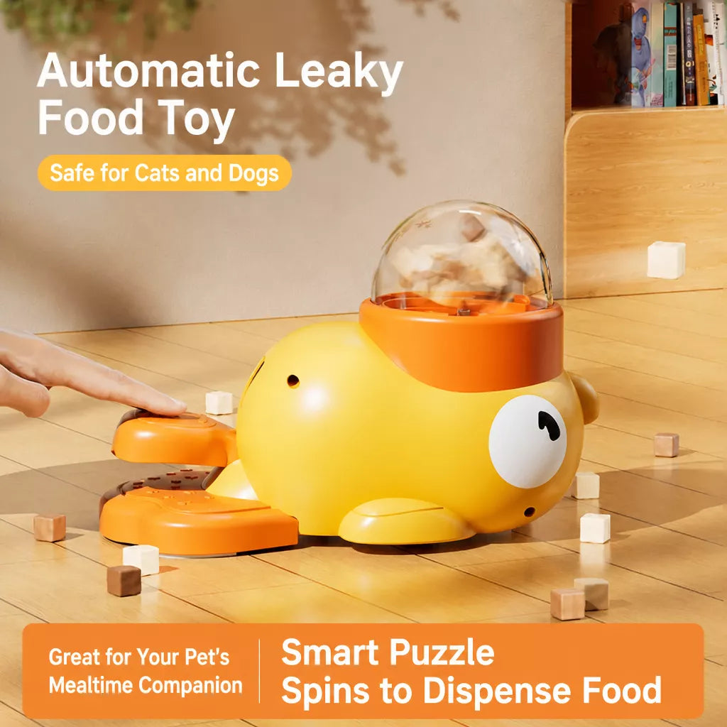 Duck Treat Dispenser Toy for Cats and Dogs