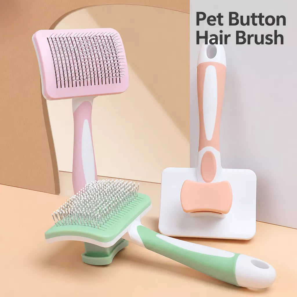 Self-Cleaning Pet Grooming Brush for Dogs and Cats