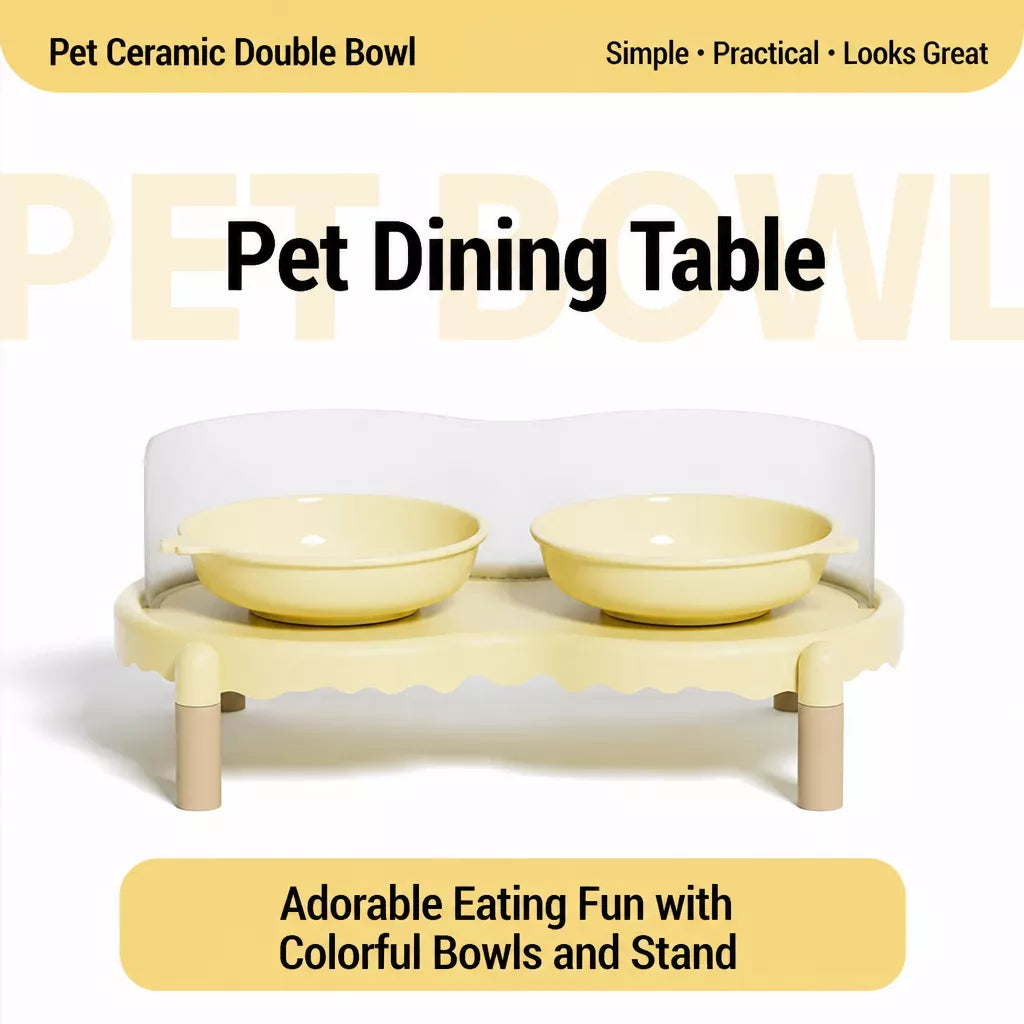 Elevated Pet Bowl Stand for Cats and Dogs
