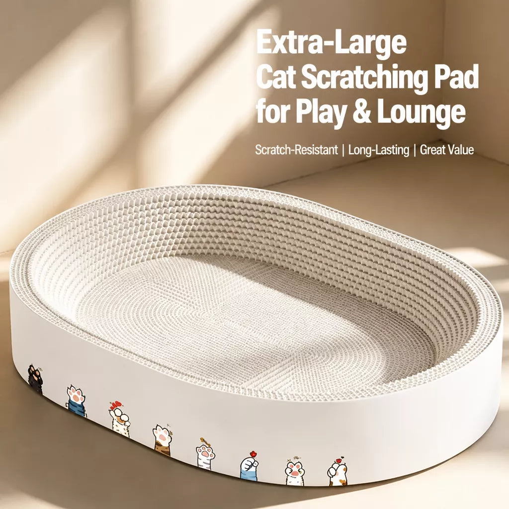 Corrugated Cardboard Cat Scratcher Lounge