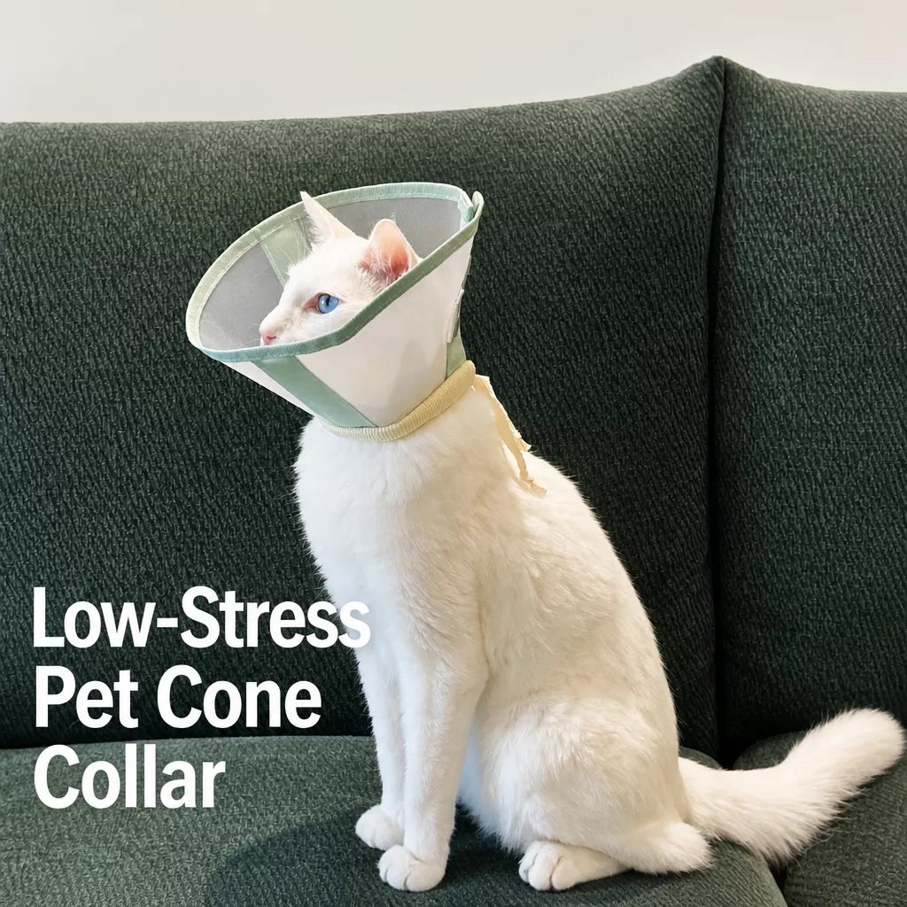 Lightweight Plastic Recovery Cone for Dogs and Cats