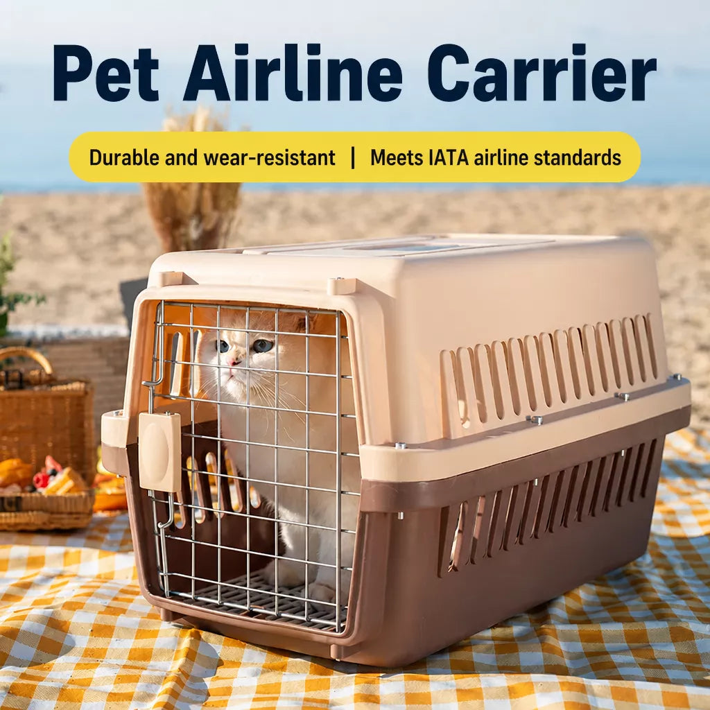 Portable Pet Carrier for Cats and Small to Medium Dogs