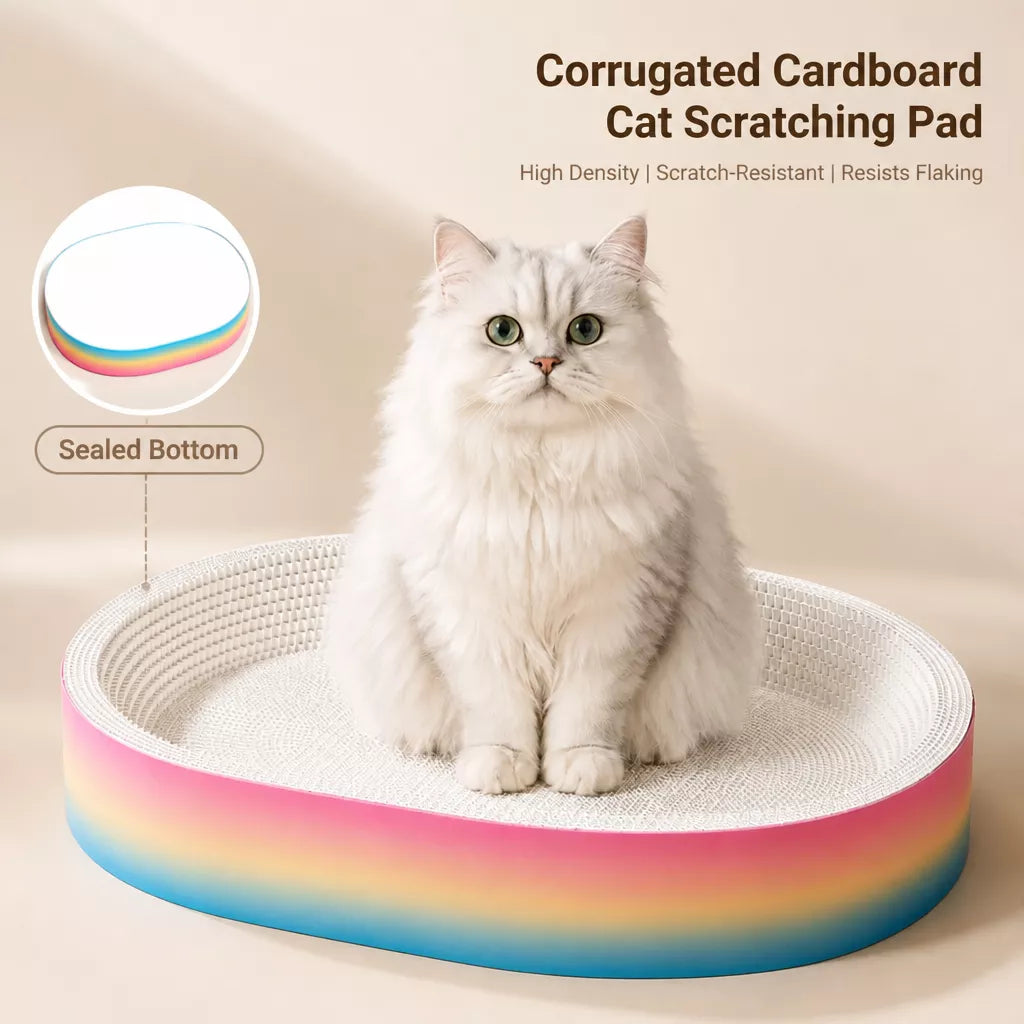 Corrugated Cardboard Cat Scratcher Lounge Bed