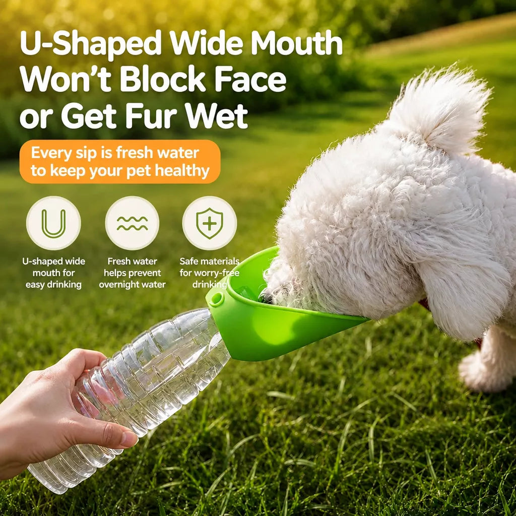 Portable Collapsible Pet Water Cup for Walks