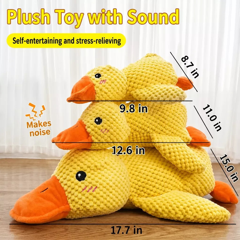 Plush Dog Toys with Squeakers and Crinkle Paper