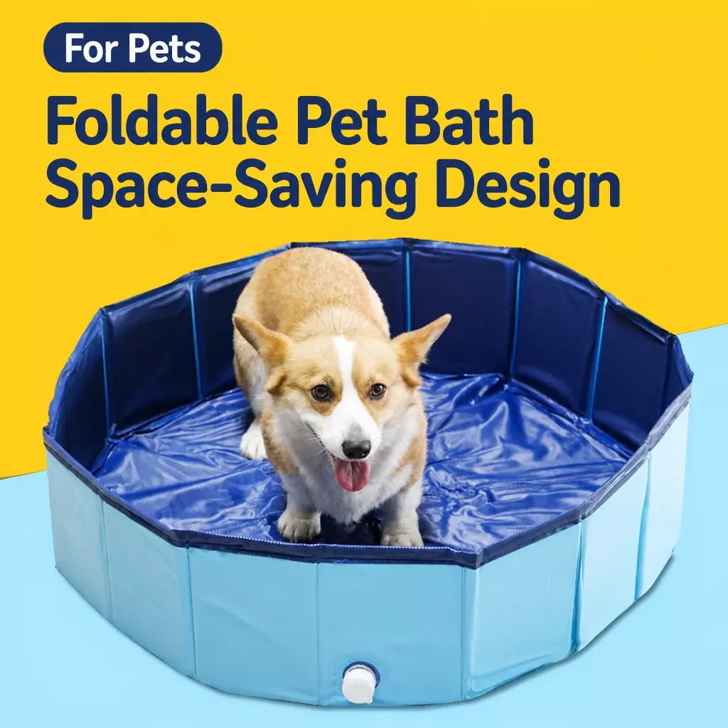 Foldable Pet Bath Tub for Cats & Dogs