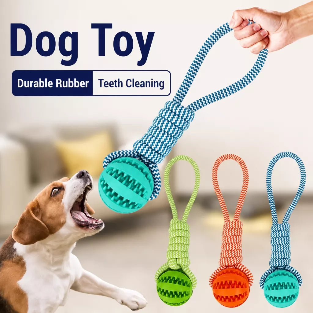 Knotted Rope Dog Toy for Tug, Fetch & Chew Play
