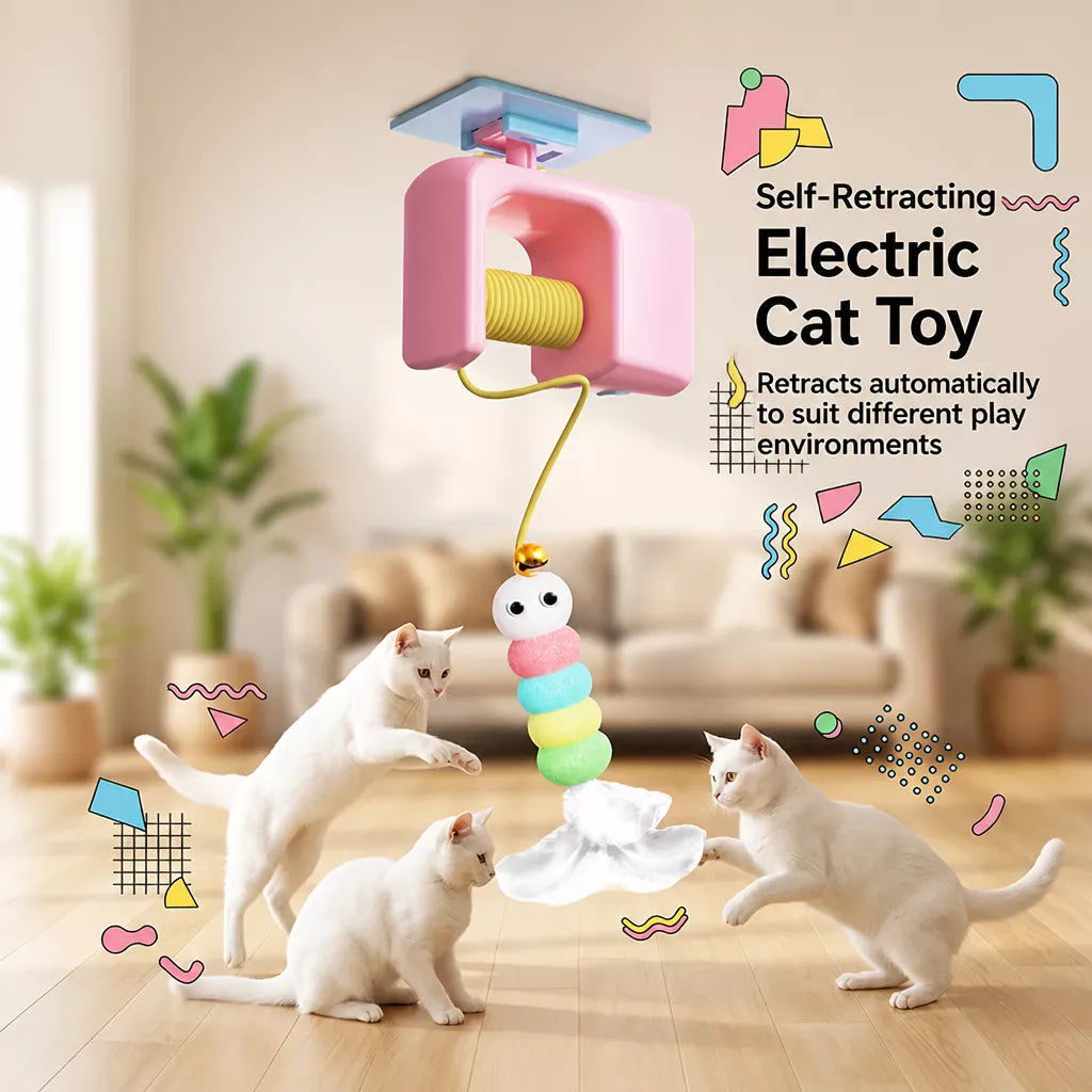 Automatic Hanging Cat Yo-Yo Toy