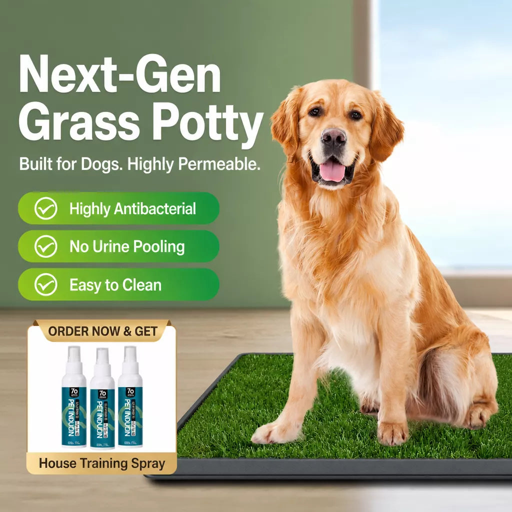 Artificial Grass Dog Potty Training Tray
