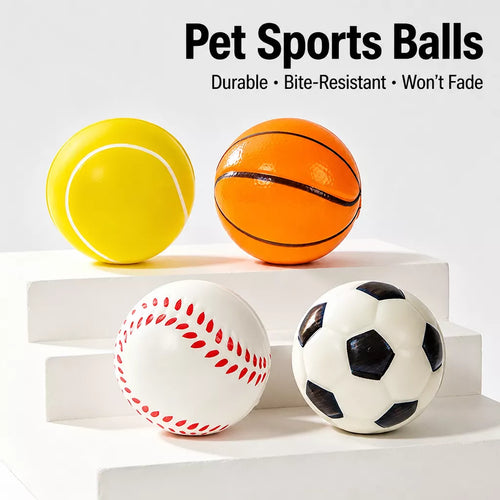 Cat Sports Ball Toys with Teaser Wand