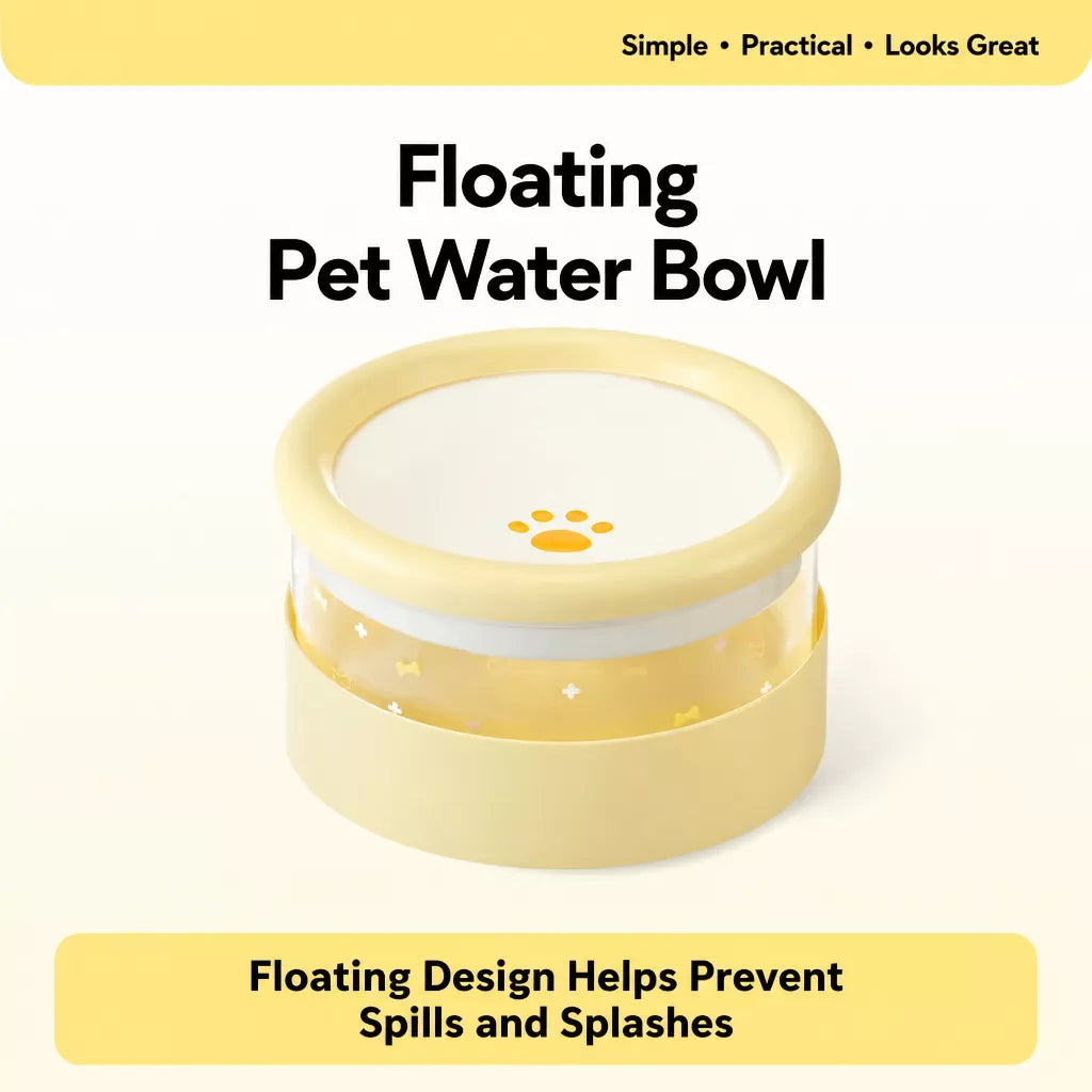 Floating Water Bowl for Cats and Dogs