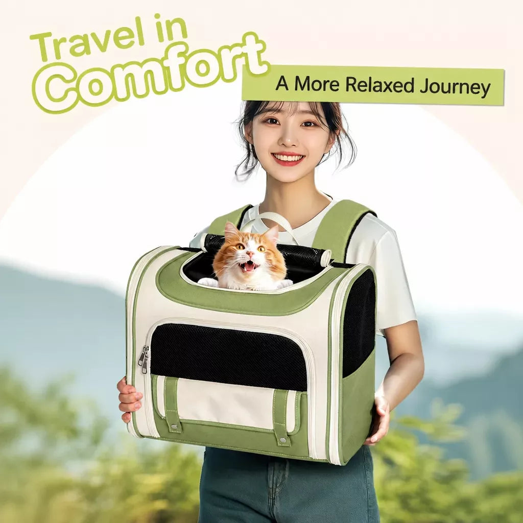 Portable Canvas Cat Carrier