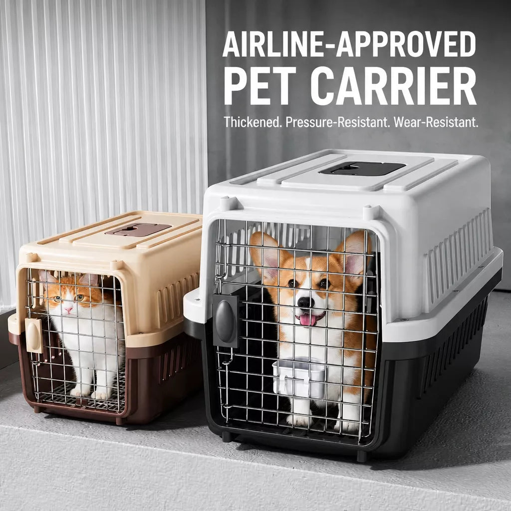 Portable Pet Carrier Crate for Dogs and Cats