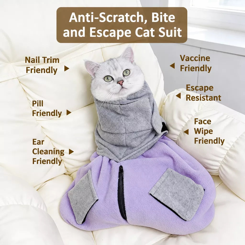 Pet Grooming Restraint Bag for Cats and Small Dogs