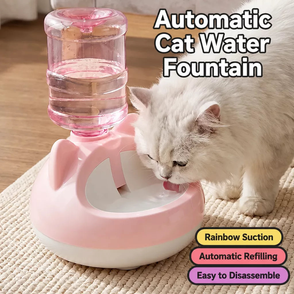 Automatic Pet Water Refill Dispenser for Cats and Dogs