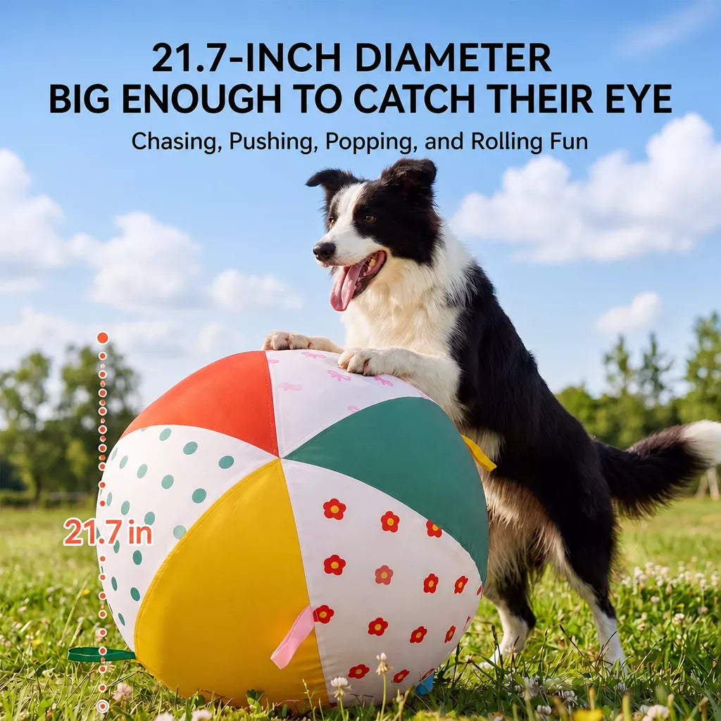 Oversized Interactive Dog Toy Ball for Medium & Large Dogs