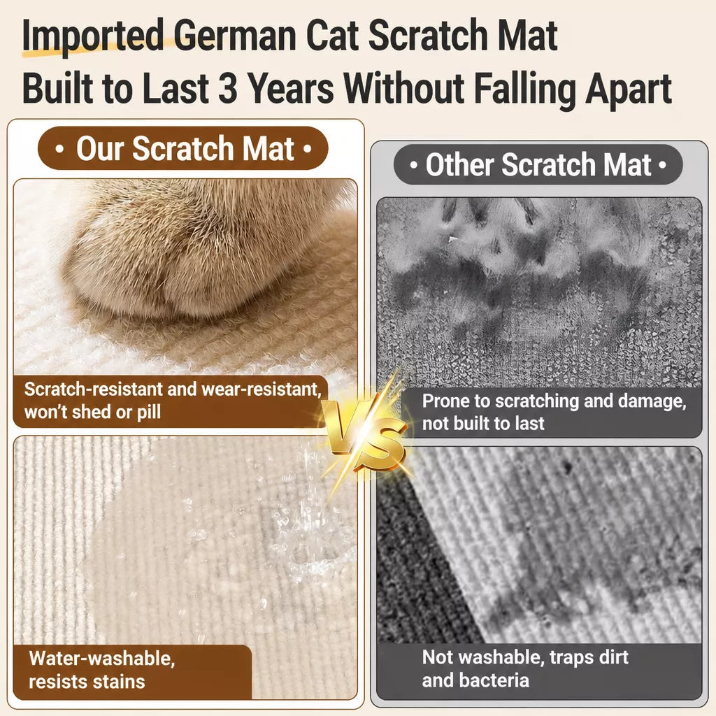 Corner Wall-Mounted Cat Scratcher with Braided Cotton Rope