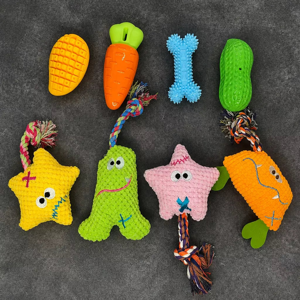 Rope, Plush & Chew Toys for Cats and Dogs