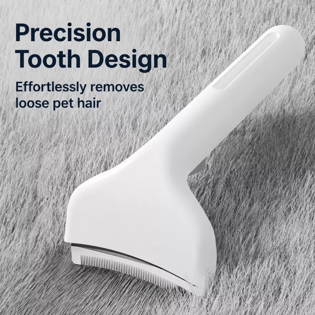 Curved-Tooth Pet Grooming Comb for Cats and Dogs