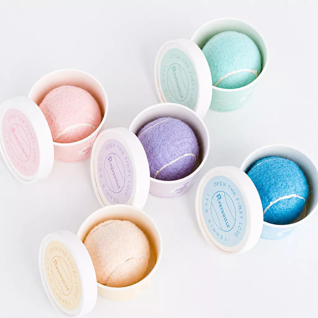 Ice Cream-Style Interactive Dog Ball with Storage Box