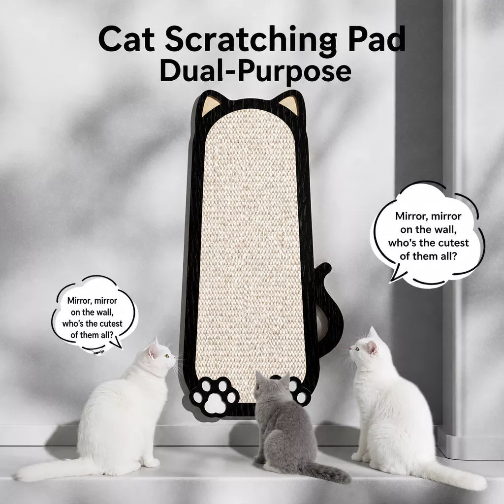 Sisal Cat Scratcher with Wall-Mounted or Floor-Standing Design