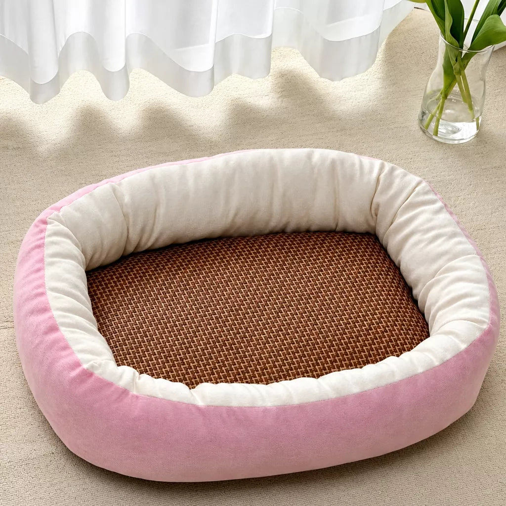 All-Season Dog & Cat Bed with Removable, Washable Cover
