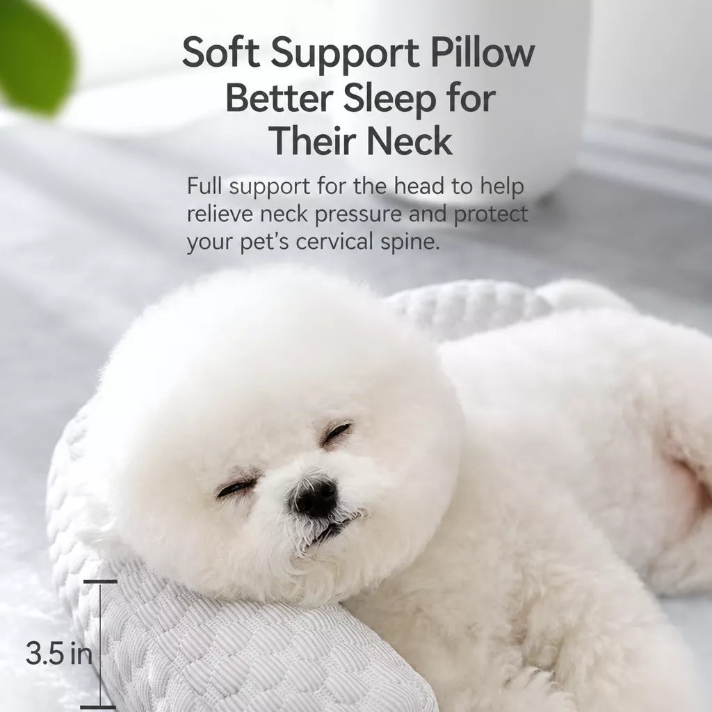 Washable Faux Cotton-Linen Pet Bed Mat for Dogs & Cats