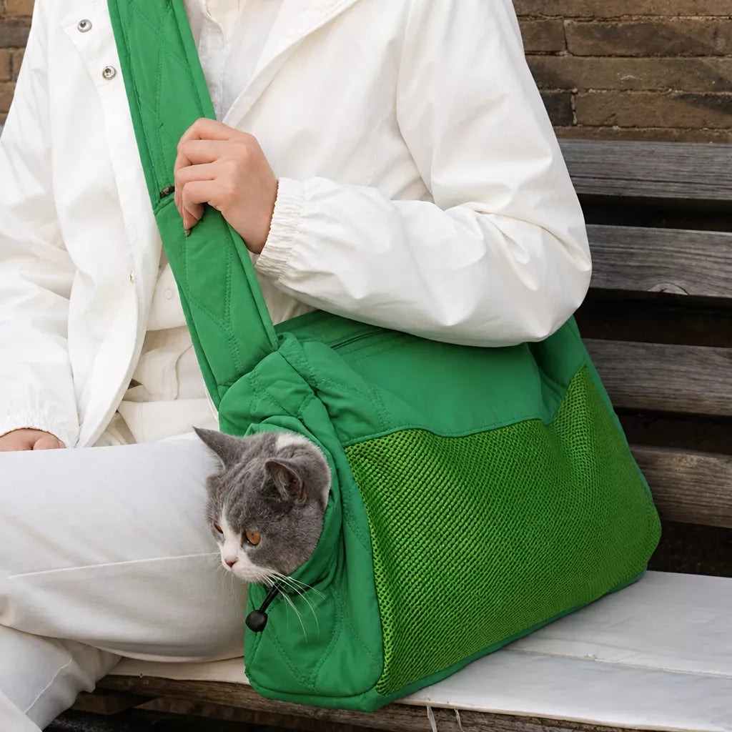 Double-Sided Mesh Pet Carrier Bag
