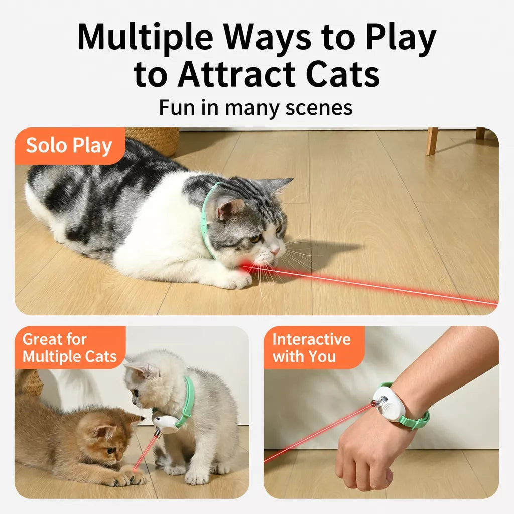 Rechargeable Cat Laser Toy for Interactive Play