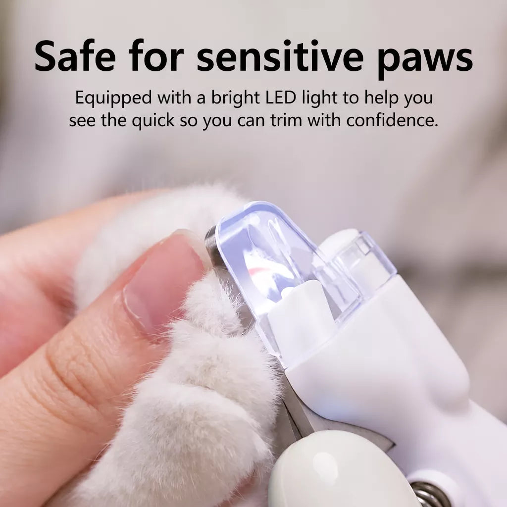 LED Light Pet Nail Clippers for Dogs and Cats