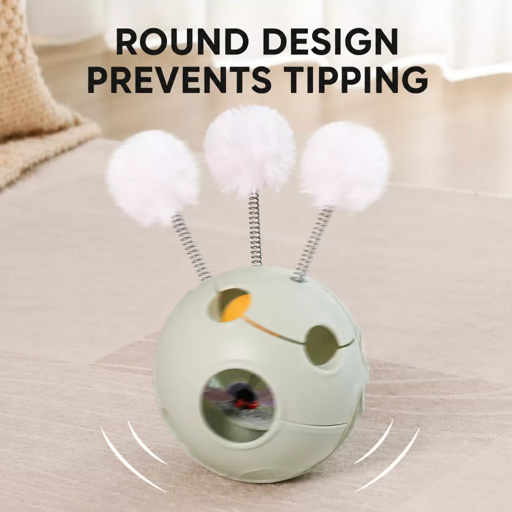 5-in-1 Planet Tumbler Cat Toy with Teaser Wand