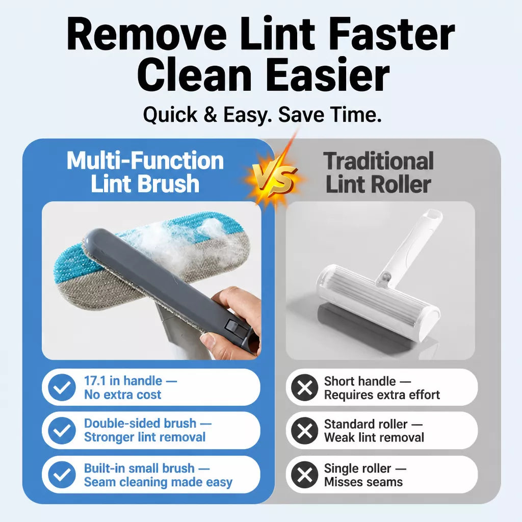 Pet Hair Removal Brush for Furniture and Carpets