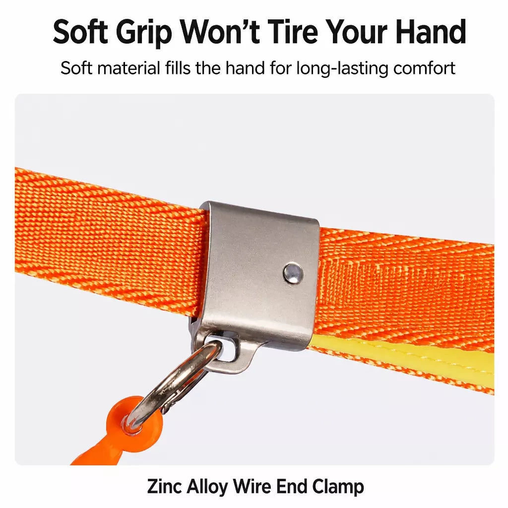 Integrated Slip Lead Dog Leash with Close-Control Handle