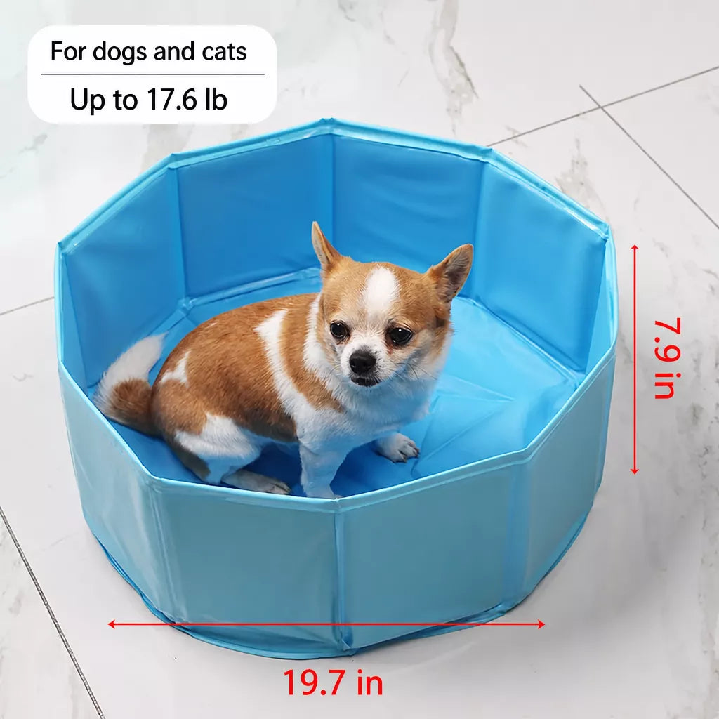 Foldable Pet Bath Tub for Cats & Dogs