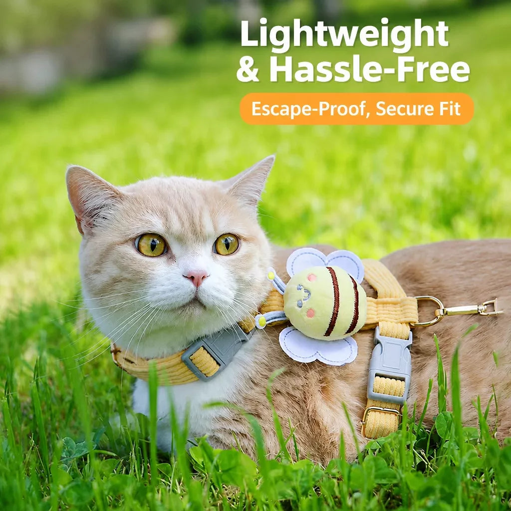 Nylon Cat Harness with Leash