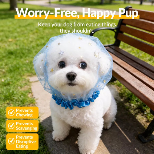 Breathable Mesh Dog Muzzle for Small Dogs