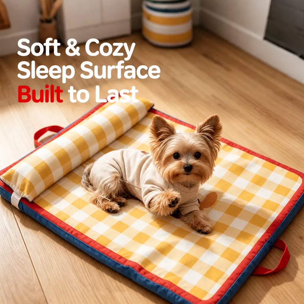 Non-Slip Water-Resistant Pet Bed Mat for Dogs and Cats