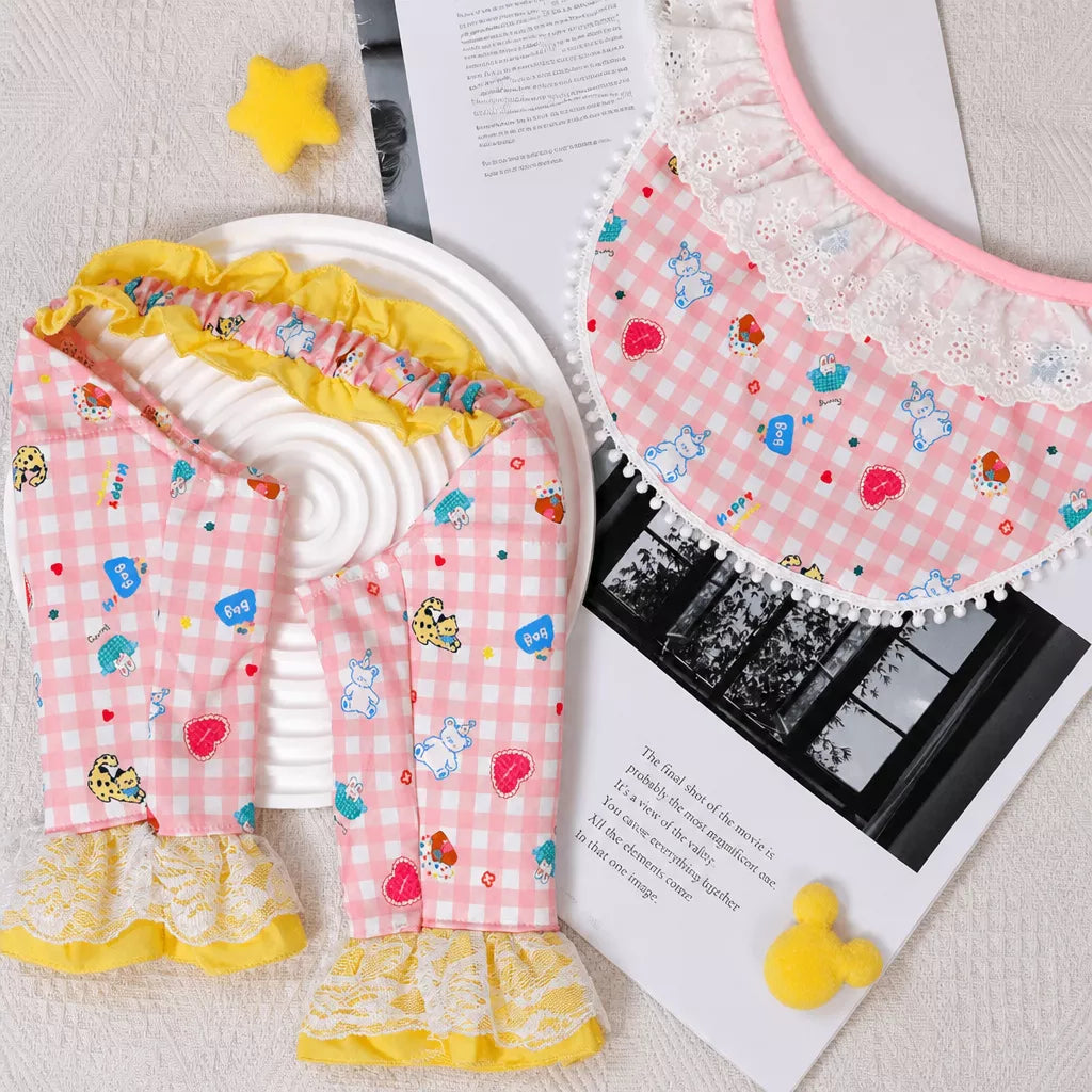 Dog Bib with Elbow Sleeves for Medium and Large Dogs