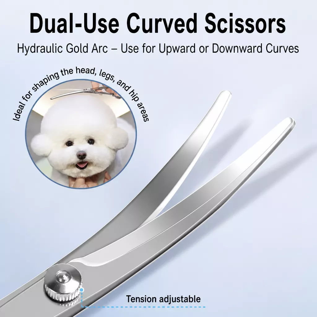 6-Inch Stainless Steel Pet Grooming Shears