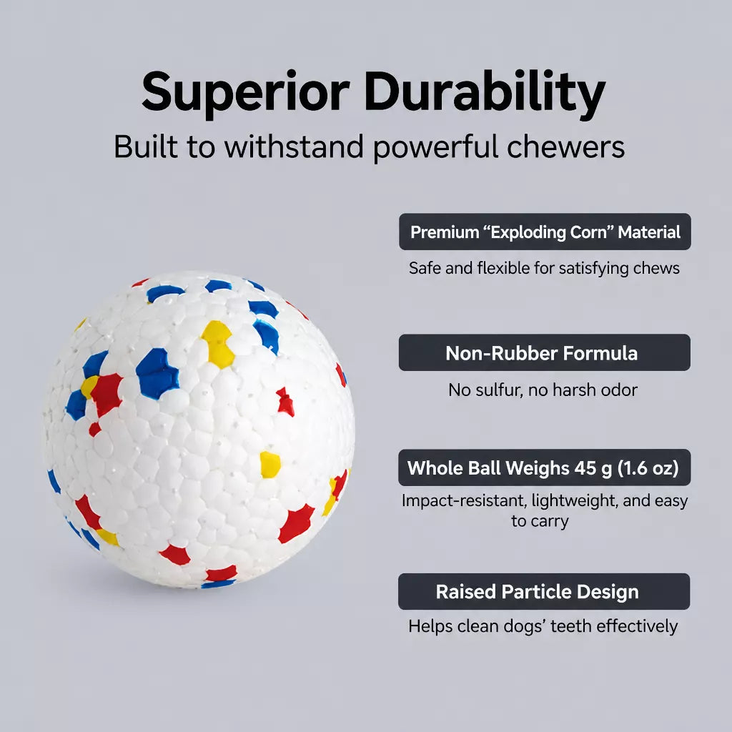 E-TPU Floating Foam Ball Toy for Small, Medium & Large Dogs