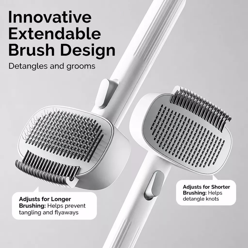 2-in-1 Deshedding & Detangling Comb for Cats and Dogs